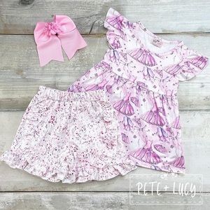 Pete & Lucy Princess Dancer Short Set